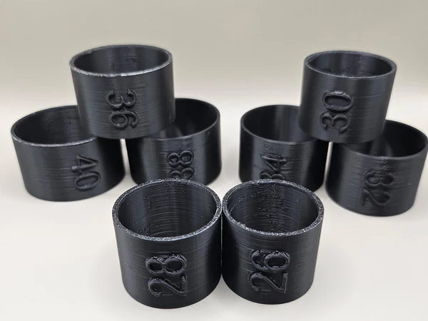 Bagues de mesure de la taille (compatibles HZDGrip)