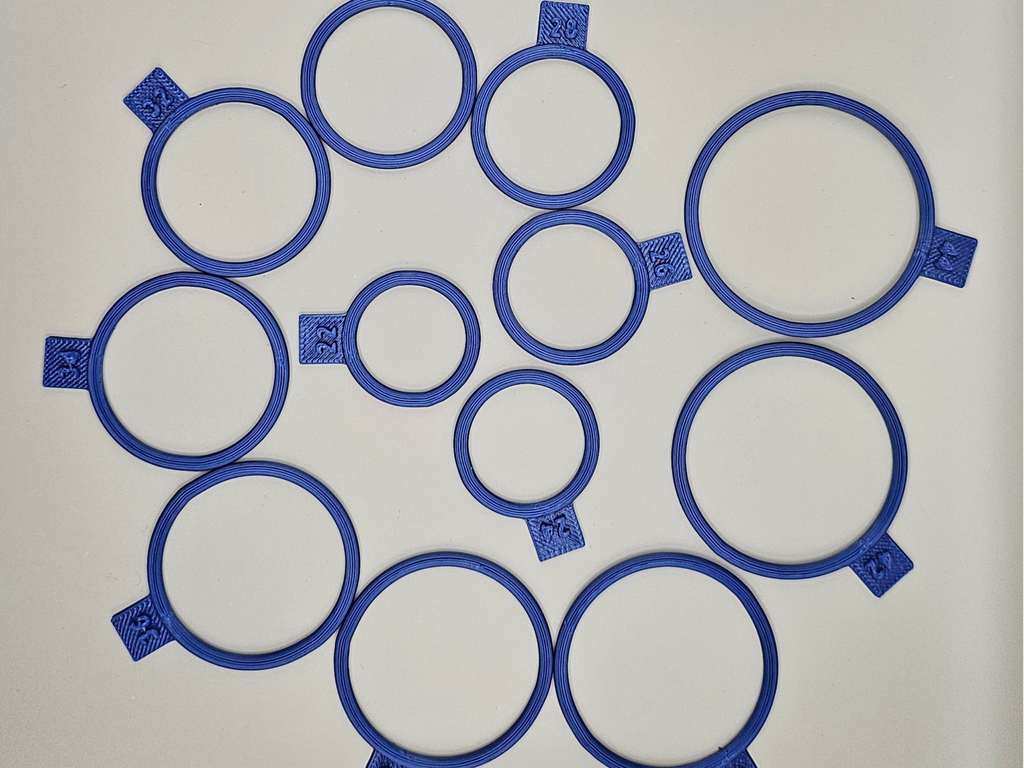 Bagues de mesure de la taille (compatibles HZDGrip)