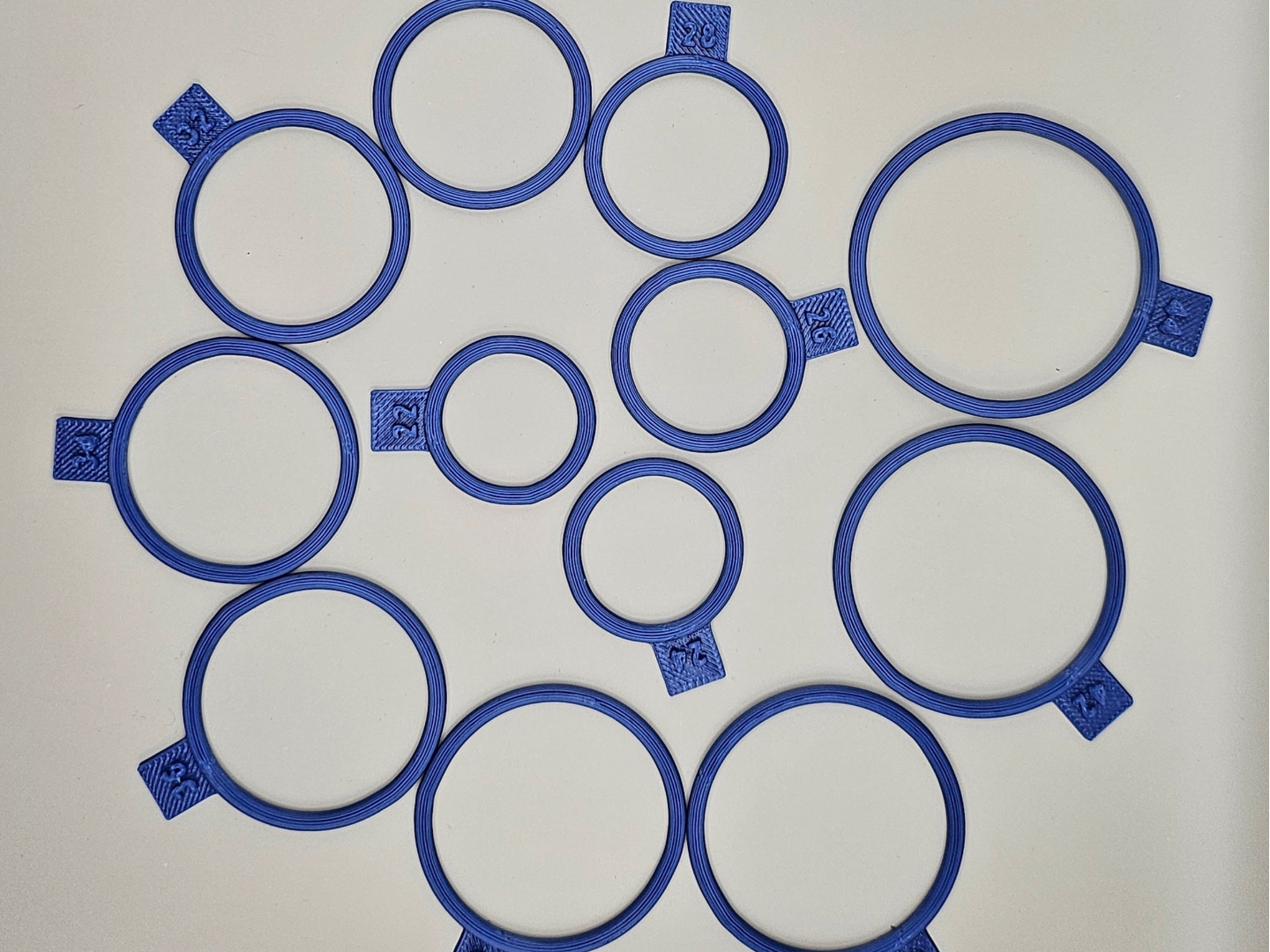 Bagues de mesure de la taille (compatibles HZDGrip)