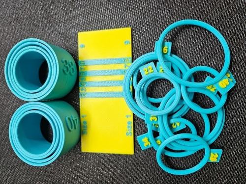 Sizing Rings for Fit Measurement (HZDGrip Compatible)