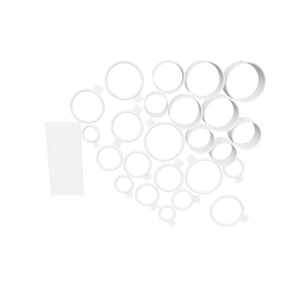 Bagues de mesure de la taille (compatibles HZDGrip)